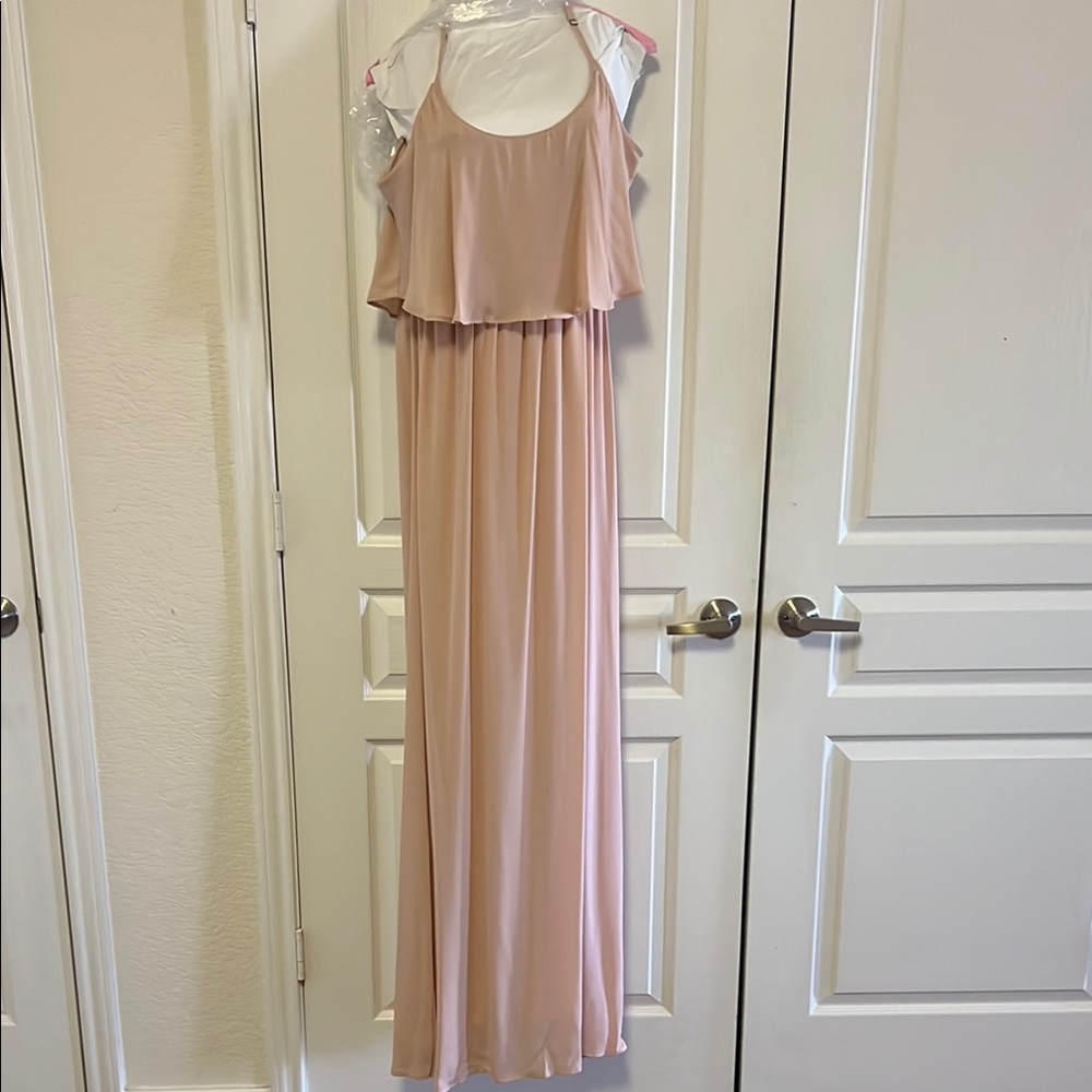 Show Me Your Mumu Dusty Blush Bridesmaid Maxi Dress
